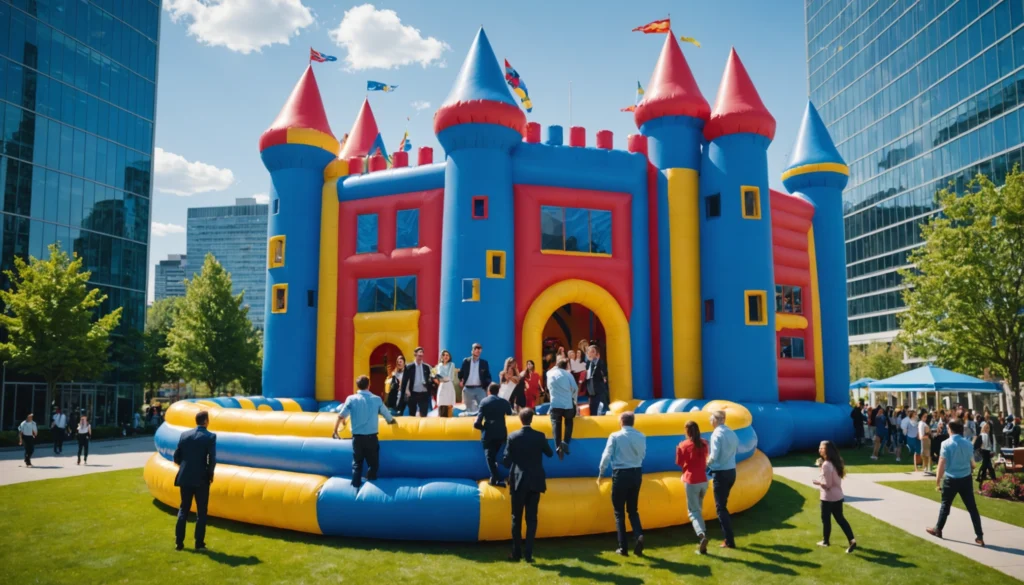 château gonflable enfant